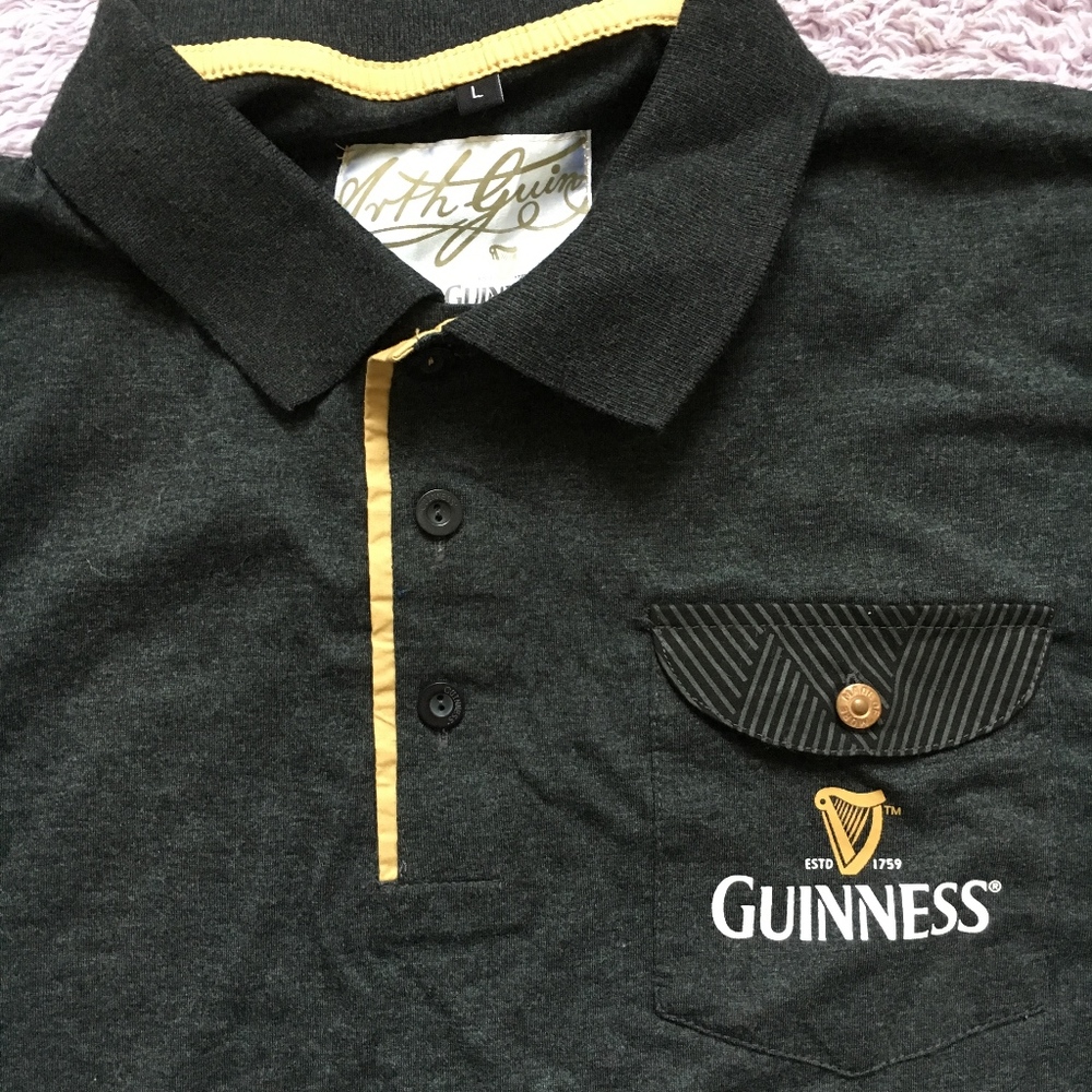 NWOT Authentic Guinness Beer Polo Shirt